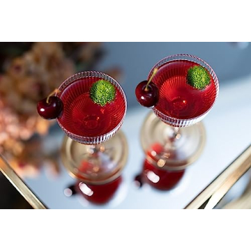 Vintage Art Deco Nick and Nora Coupe Glasses Set of 4