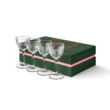 Vintage Art Deco Nick and Nora Coupe Glasses Set of 4