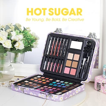 Hot Sugar Teen Makeup Kit - 48 Eye Shadows & 6 Lip Glosses