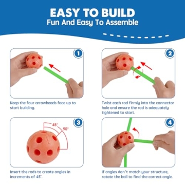 Tiny Land Fort Building Kit for Kids Creative Fun