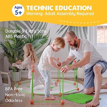 Tiny Land Fort Building Kit for Kids Creative Fun