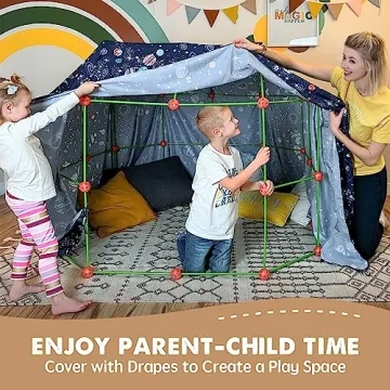 Tiny Land Fort Building Kit for Kids Creative Fun