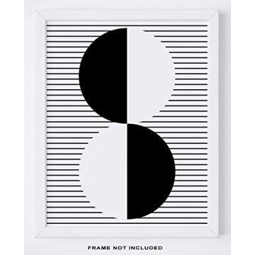 Stunning Black and White Geometric Wall Art Prints