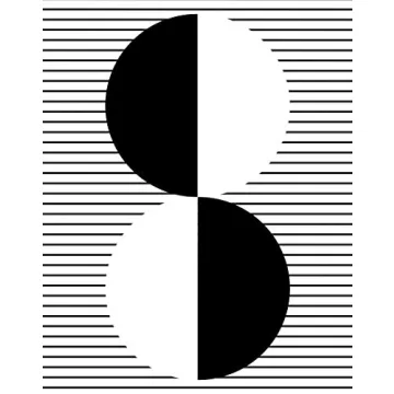 Stunning Black and White Geometric Wall Art Prints