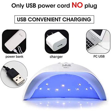 PHIAKLE UV LED Nail Lamp for Perfect Home Manicures