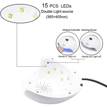 PHIAKLE UV LED Nail Lamp for Perfect Home Manicures