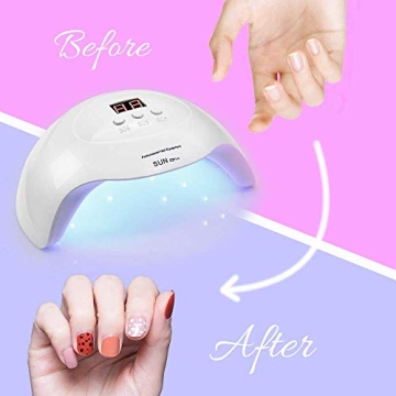 PHIAKLE UV LED Nail Lamp for Perfect Home Manicures
