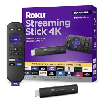 Roku Streaming Stick 4K - Stream 4K HDR Anywhere