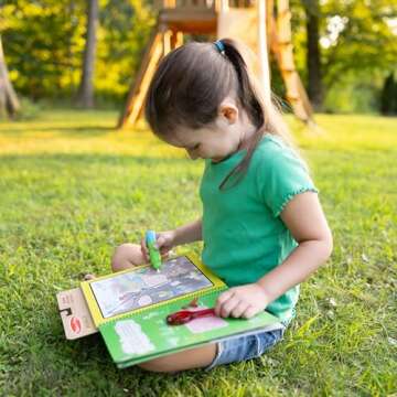 Outdoor Adventure Water-Reveal Pad for Kids Aged 5-8