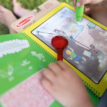 Outdoor Adventure Water-Reveal Pad for Kids Aged 5-8