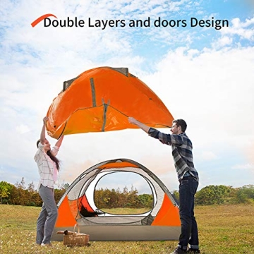 Lightweight Backpacking Tent for 2-4 People