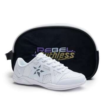 Rebel Athletic Ruthless White Cheer Shoe