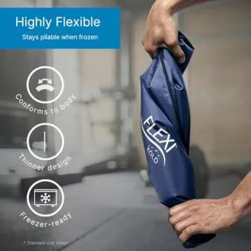 2 FlexiKold Gel Ice Packs for Reusable Injury Relief