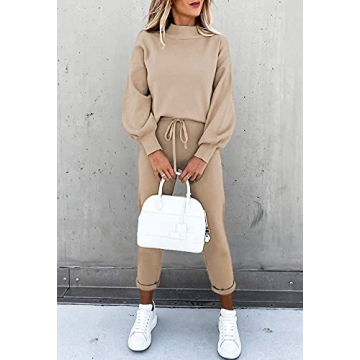 Fixmatti Women's 2 Piece Matching Sweatsuit Set for Casual Wear