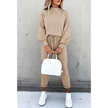 Fixmatti Women's 2 Piece Matching Sweatsuit Set for Casual Wear