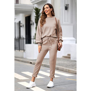 Fixmatti Women's 2 Piece Matching Sweatsuit Set for Casual Wear