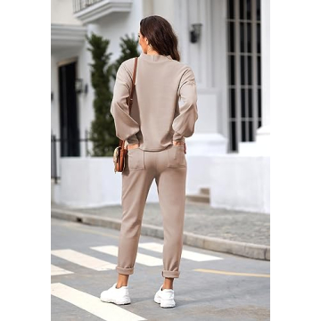 Fixmatti Women's 2 Piece Matching Sweatsuit Set for Casual Wear