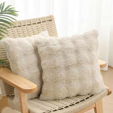 Soft Thick Faux Wool Pillow Covers for Ultimate Comfort