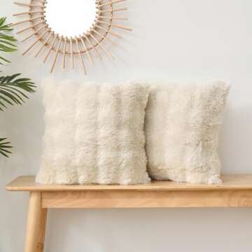 Soft Thick Faux Wool Pillow Covers for Ultimate Comfort