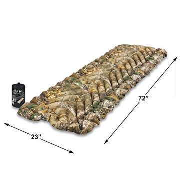 Klymit Static V Inflatable Sleeping Pad for Camping, Lightweight Hiking and Backpacking Air Bed