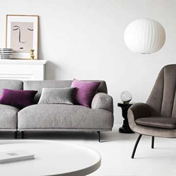 Mixhug Cozy Velvet Decorative Throw Pillow Covers Set