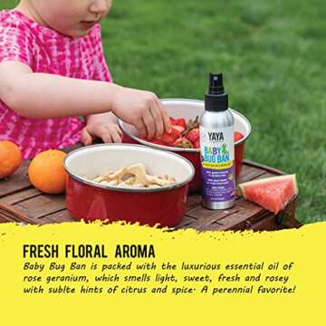 YAYA ORGANICS Baby Bug BAN - All-Natural Insect Repellent