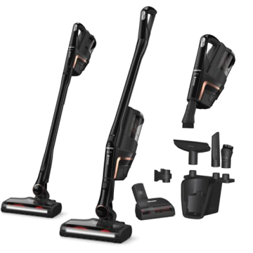 Miele Triflex HX2 Cat & Dog Cordless Stick Vacuum Cleaner, 60 min runtime, Obsidian Black / Rose Gold