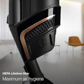 Miele Triflex HX2 Cat & Dog Cordless Stick Vacuum Cleaner, 60 min runtime, Obsidian Black / Rose Gold