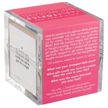 TableTopics Girls Night Out: A Ladies' Night Game with 135 Conversation Cards for Tons of Girl Talk, Entertaining Bachelorette Parties