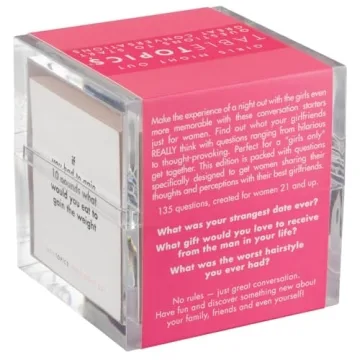 TableTopics Girls Night Out: A Ladies' Night Game with 135 Conversation Cards for Tons of Girl Talk, Entertaining Bachelorette Parties