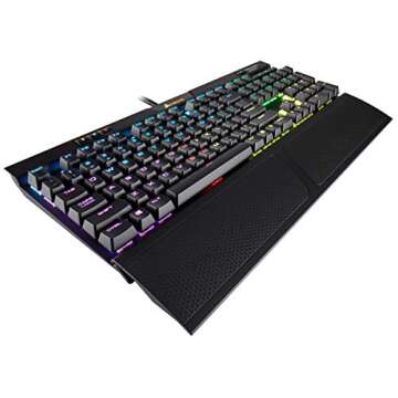 Corsair K70 RGB MK.2 Mechanical Gaming Keyboard with USB Passthrough - Cherry MX Brown Switches