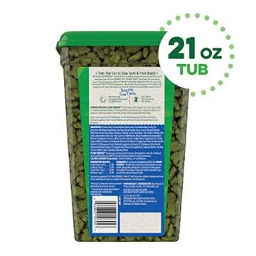 Greenies Feline Natural Dental Care Cat Treats Tempting Tuna Flavor, 21 oz. Tub