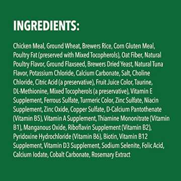 Greenies Feline Natural Dental Care Cat Treats Tempting Tuna Flavor, 21 oz. Tub