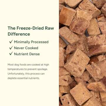 360 Pet Nutrition Freeze-Dried Bison Liver Dog or Cat Treats/Bites, 1-Ingredient, High Protein, No Grain, Made in USA, All-Natural, 4 oz (Bison Liver), Healthy, Training Snacks, Premium Quality.