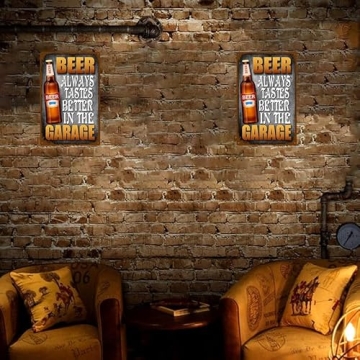 Funny Beer Tin Signs for Man Caves and Garages
