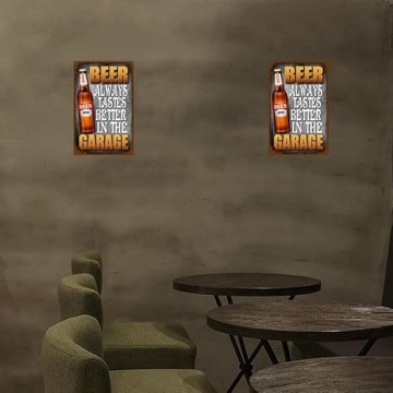Funny Beer Tin Signs for Man Caves and Garages