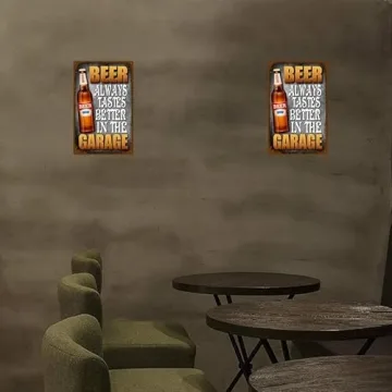 Funny Beer Tin Signs for Man Caves and Garages