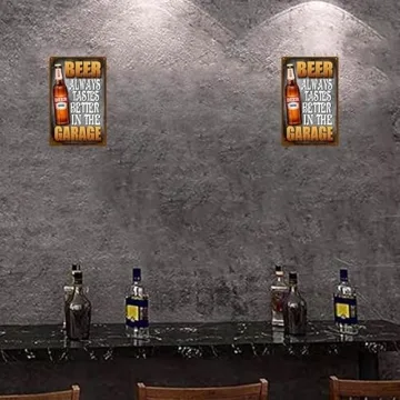Funny Beer Tin Signs for Man Caves and Garages