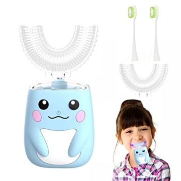 Electric Kids Toothbrush with Cartoon Design and 6 Modes