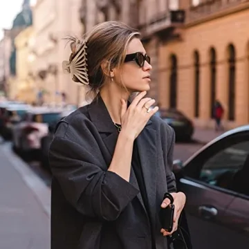 Lolalet 4.8 Inch Extra Large Hair Claws for Thick Hair