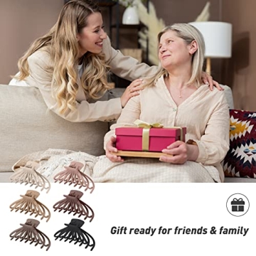 Lolalet 4.8 Inch Extra Large Hair Claws for Thick Hair