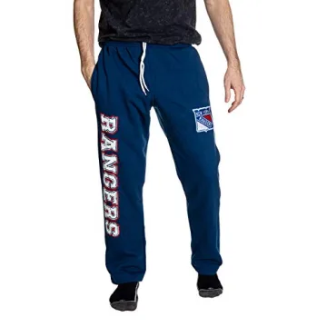 NHL Men's Premium Fleece Sweatpants for New York Rangers Fans