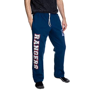 NHL Men's Fleece Sweatpants for New York Rangers Fans