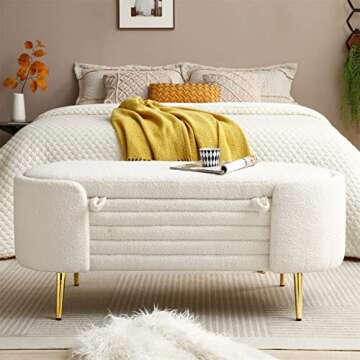 Polibi Multifunctional Storage Bench with Lift-Top Design