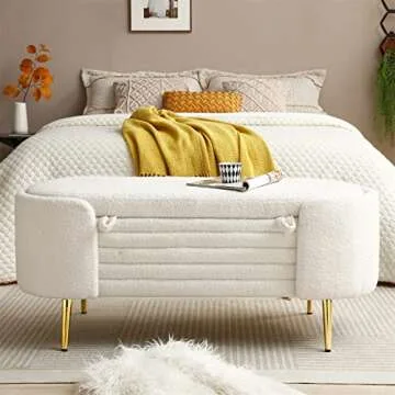 Polibi Multifunctional Storage Bench with Lift-Top Design