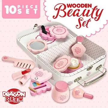Dragon Drew Wooden Toy Beauty Set for Creative Play