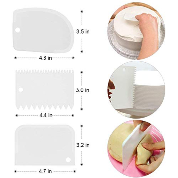 Dough Bowl Scraper Kit for Pastry and Baking Lovers