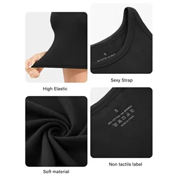 Kole Meego High Neck Crop Tops for Women - 4-Pack