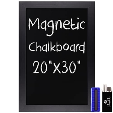 Rustic Black Magnetic Wall Chalkboard 20x30 for Home Use