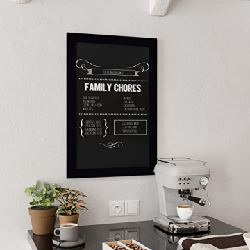 Rustic Black Magnetic Wall Chalkboard 20x30 for Home Use